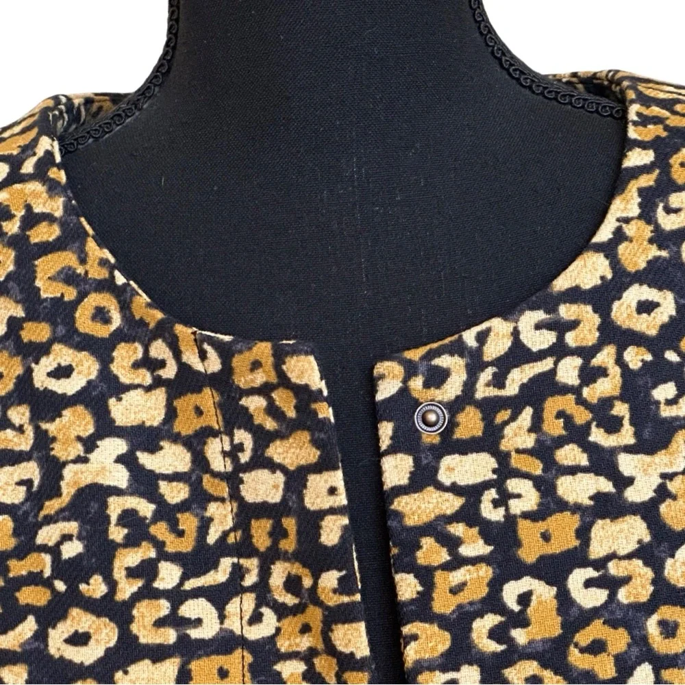 Who What Wear Animal Print Jacket - 1X - Picture 6 of 11